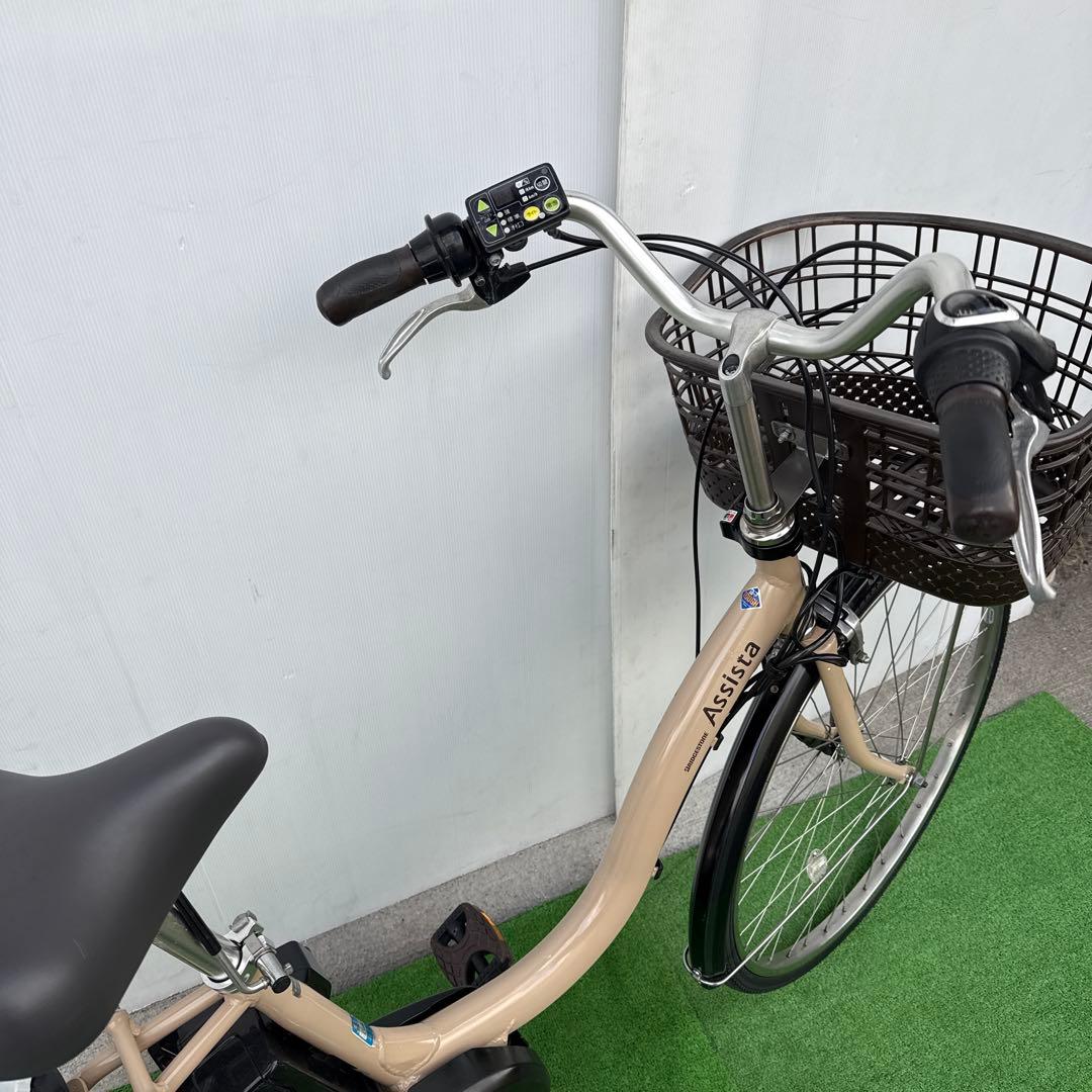 ブリヂストン電動アシスト自転車26インチ 12.3Ah イエロー