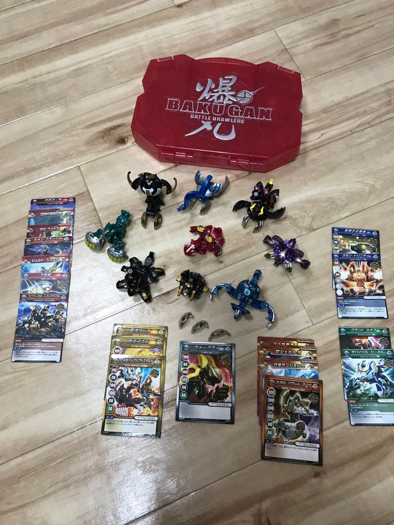 爆丸 BAKUGAN セット バトル未使用 カード メタルパーツ ケース付き