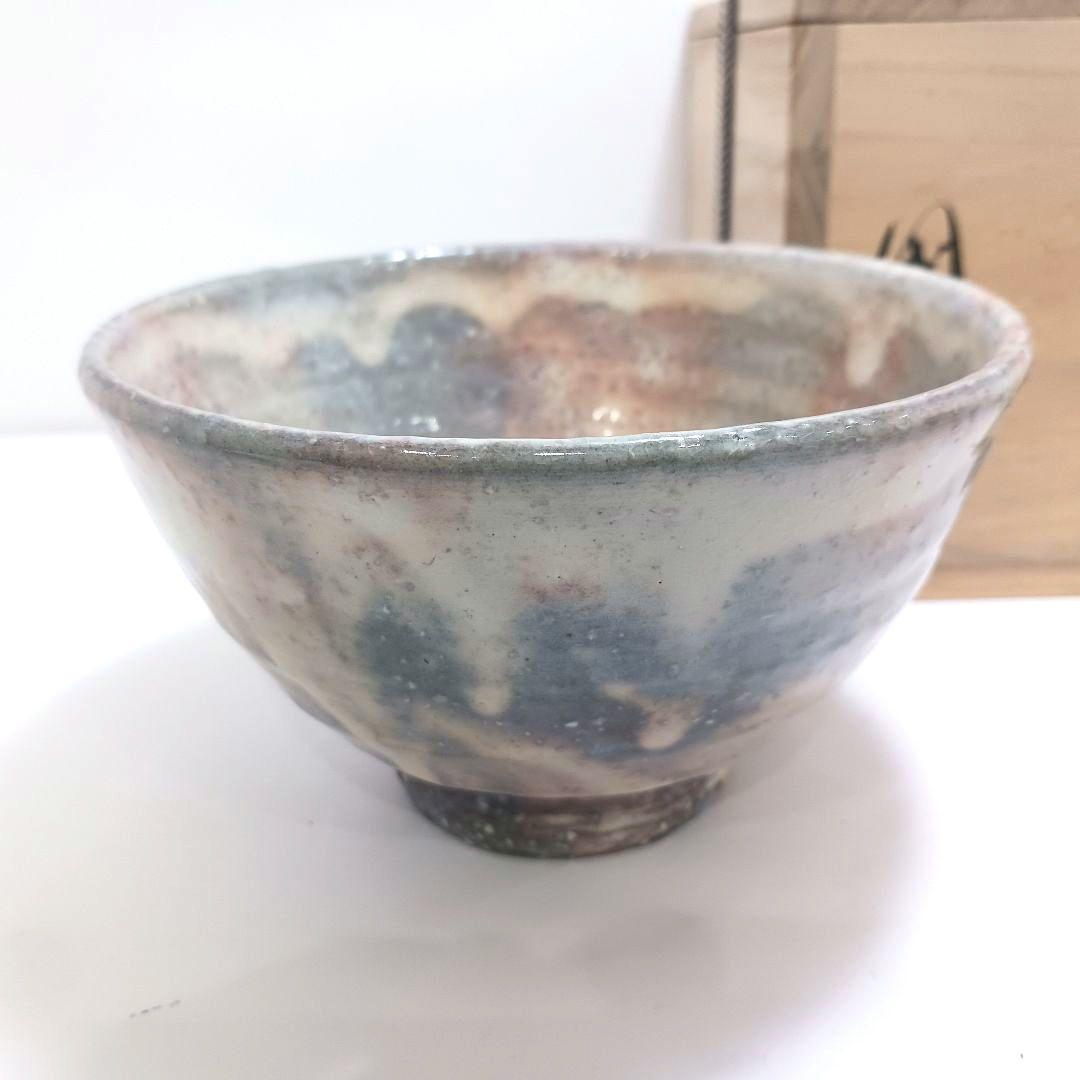 Y3122-95 茶道具 萩焼 椿秀窯 中原国輔 萩茶碗 共箱 #9 - メルカリ
