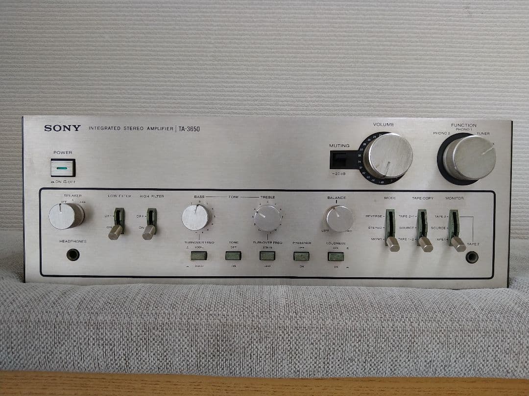 コレクション 【昭和レトロ】1970年代 ソニー アンプ SONY TA-3650