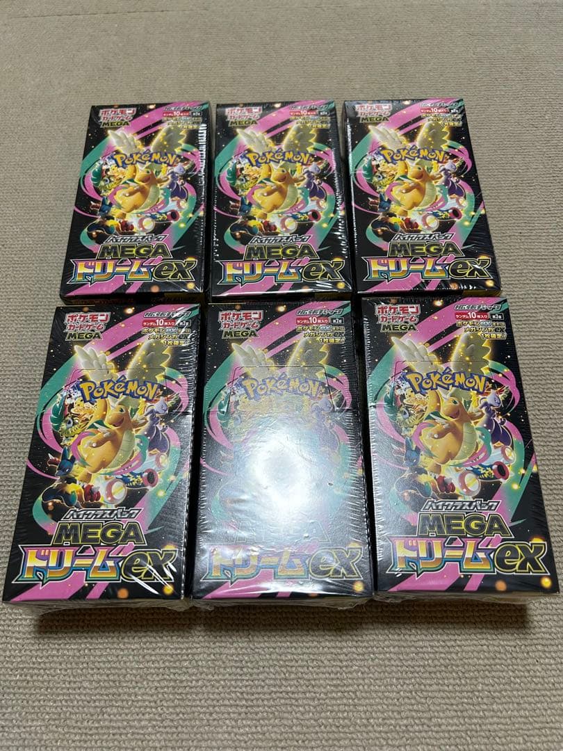 MEGAドリームex 6box 未開封 シュリンク付き