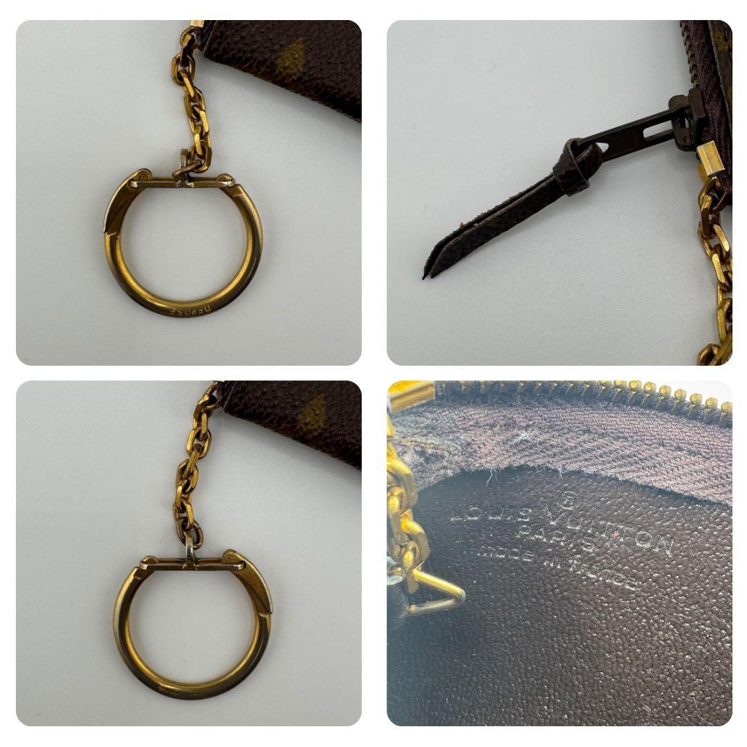 【極美品】ルイヴィトン モノグラム ポシェットクレ ケース 財布 小銭入れ