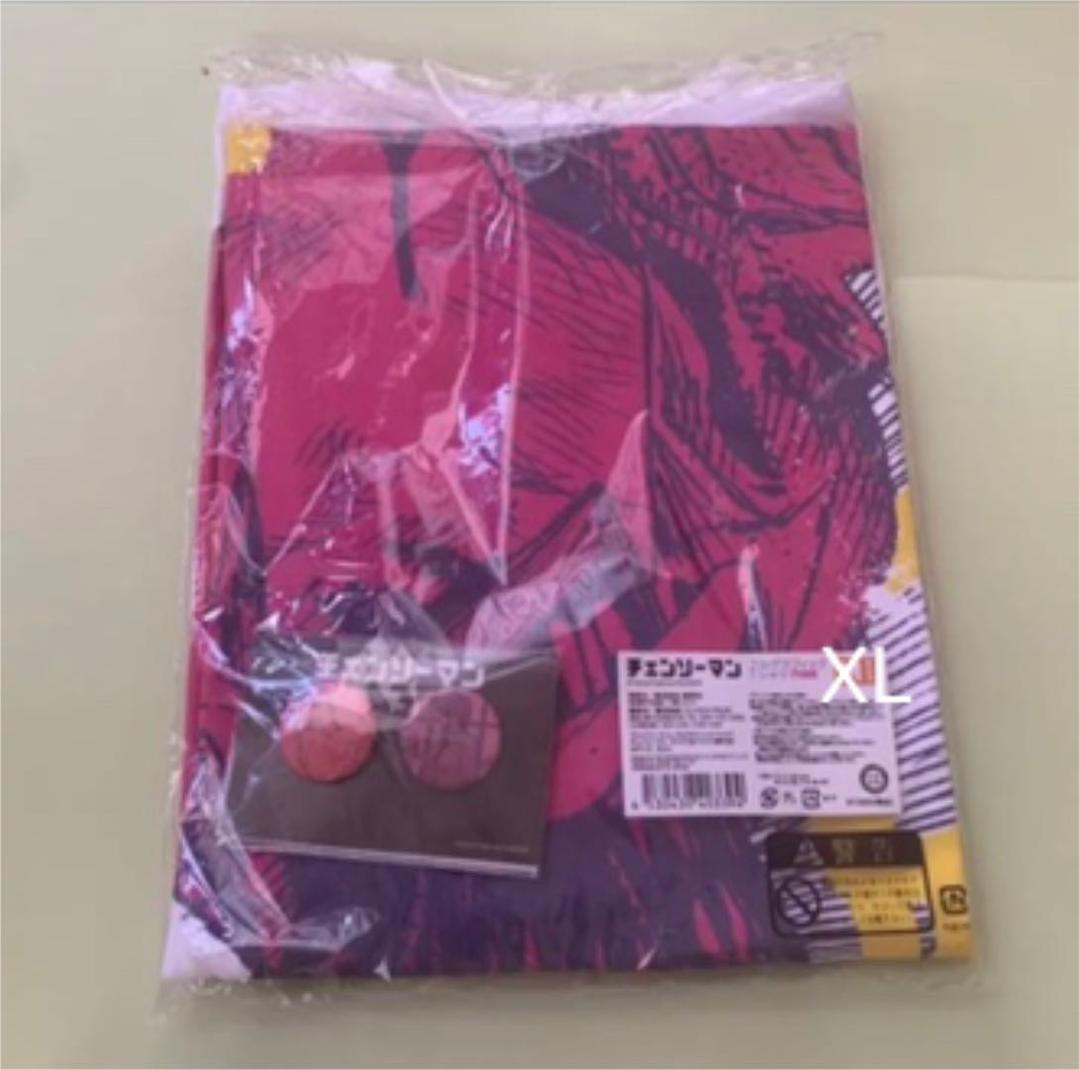 ❤️チェンソーマン tシャツ❤️缶バッジ付き❤️XL❤️