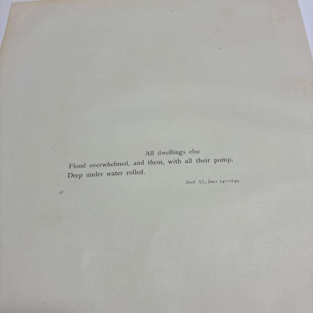 アンティークオリジナル木口木版 グスタフ・ドレ 挿画 ジョン