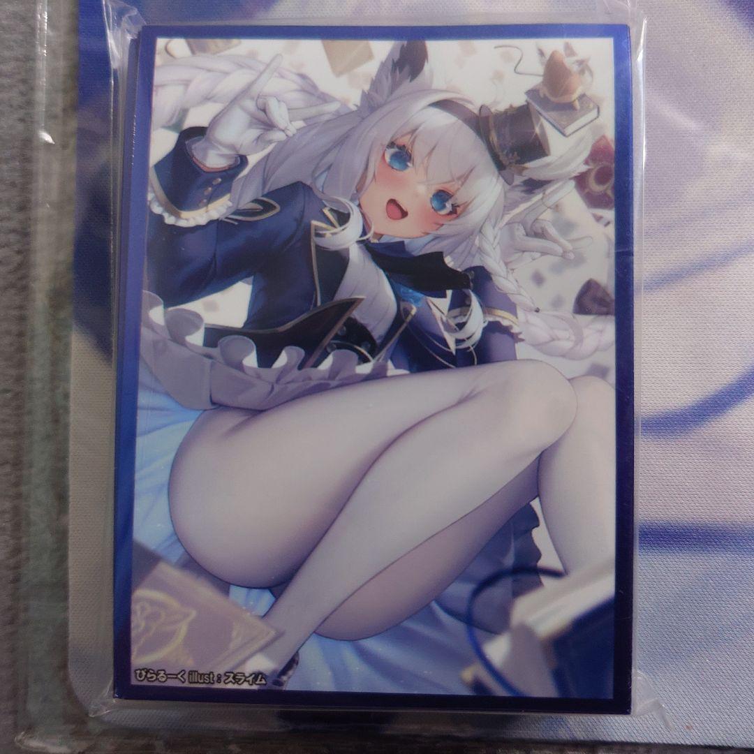 α1 ホロライブ 手狐&白タイツ 白上フブキ スリーブ&プレイマット