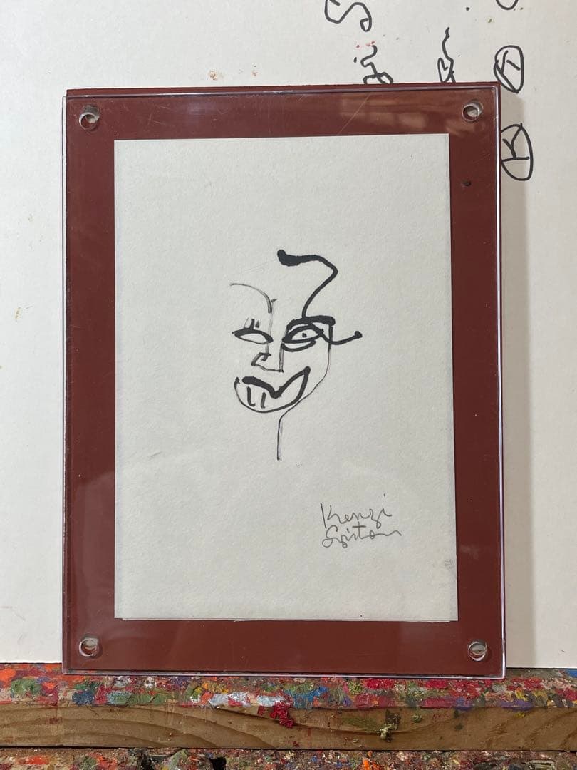 掛け軸 三馬図 劉栄生 中国 馬