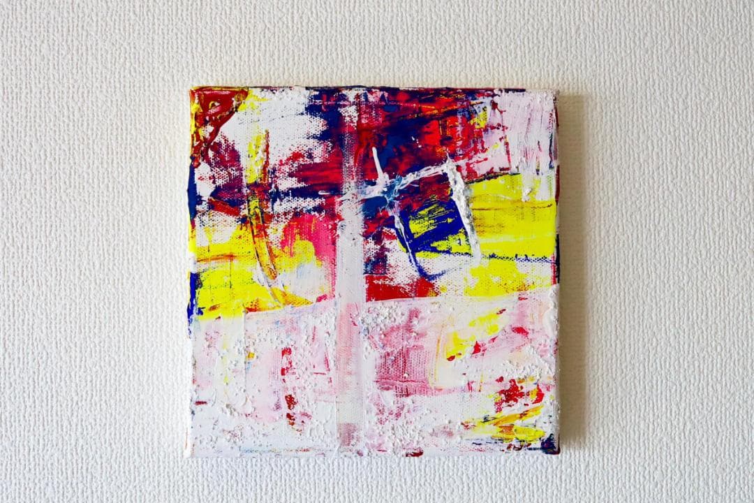 二枚組アクリル抽象画「自傷と降臨」｜現代アート・一点もの原画