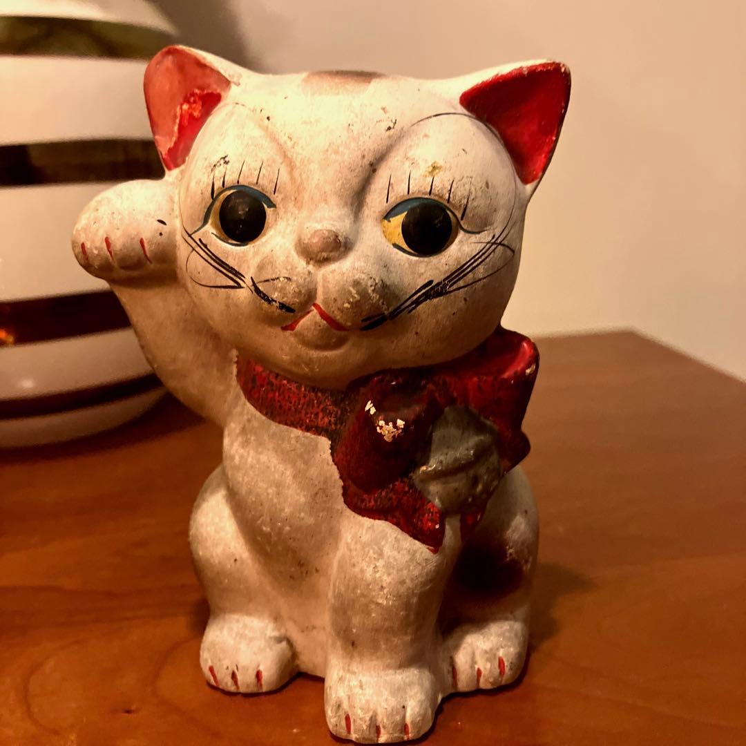 招福猫 miw - みゅう -【椿絵・子】｜有田焼なら賞美堂本店オンライン