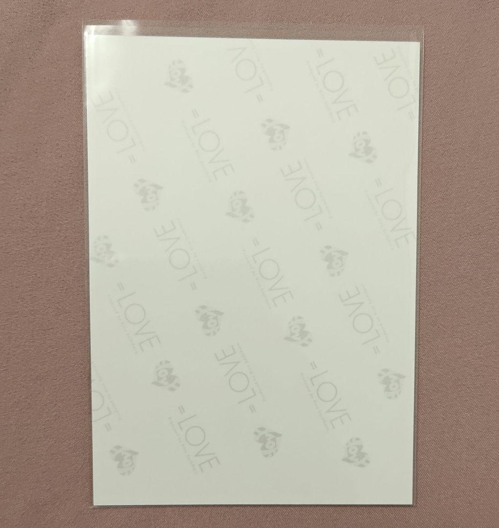 佐々木舞香　直筆　ラブソングに襲われる　チュウ