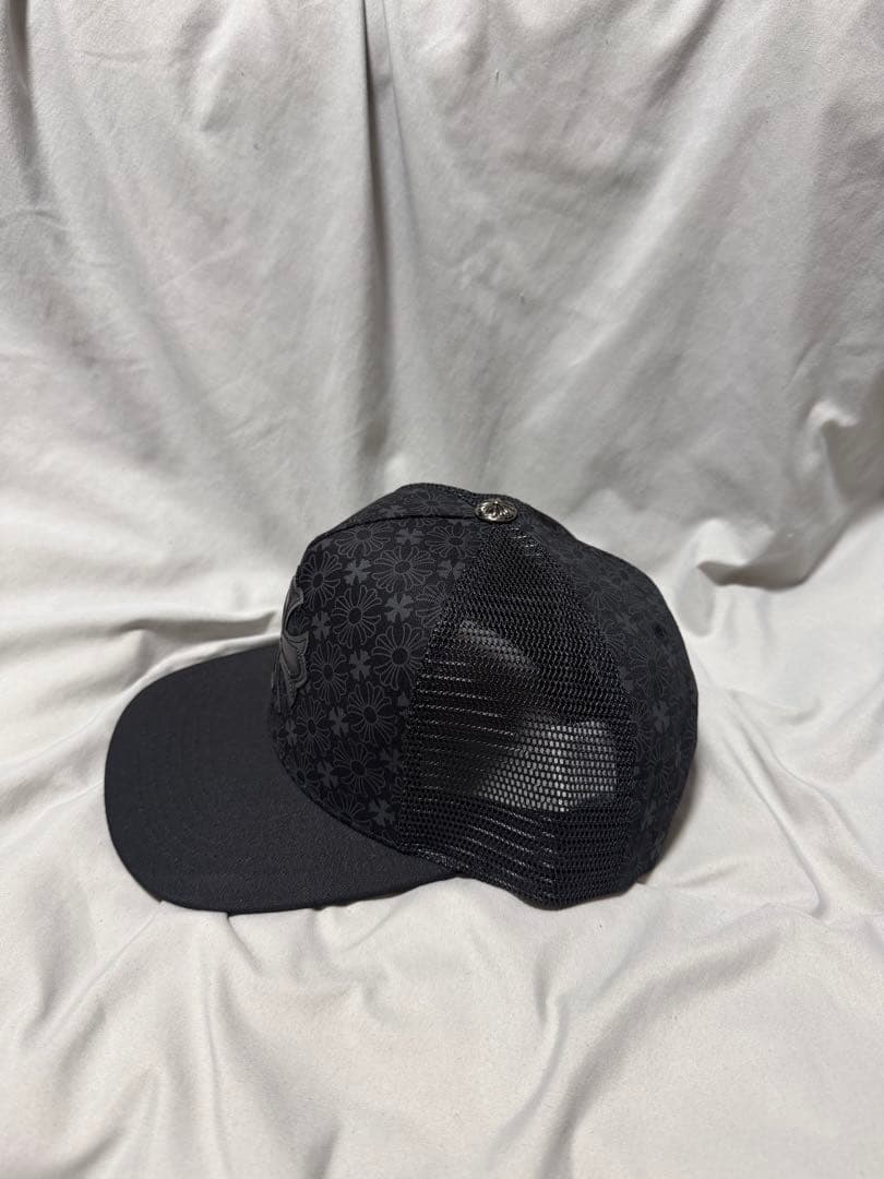CHROME HEARTS メッシュキャップ Chrome hearts 黒のフラットビル