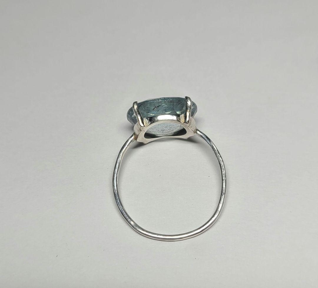 レインボーにピカピカシラー☆非加熱ブラジル産アクアマリン☆オーダー