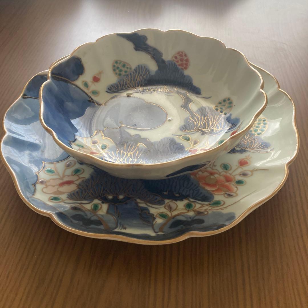 「古伊万里」なます皿・中皿2枚セット