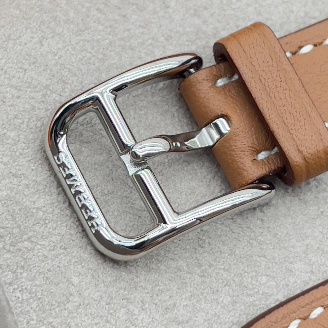 2342 Apple Watch エルメス ゴールド ブラウン ドゥブルトゥール 2342