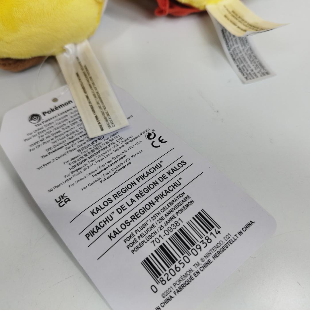 ピカチュウ 25周年 カロス地方 ぬいぐるみ フィギュア ポケセン ポ I1O4