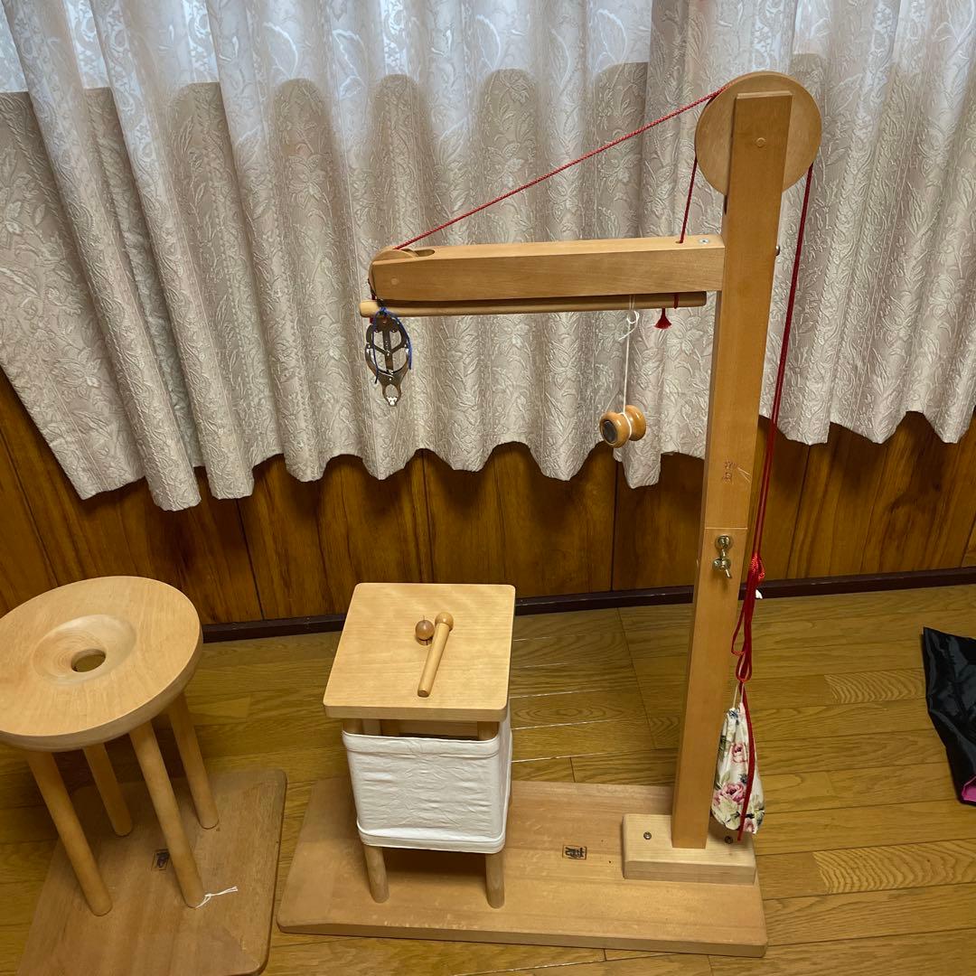 組紐、角台と丸台　組玉４０匁と70匁 重り玉　組紐の形を整える台など一式セット