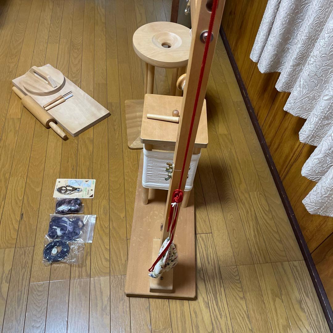 組紐、角台と丸台　組玉４０匁と70匁 重り玉　組紐の形を整える台など一式セット