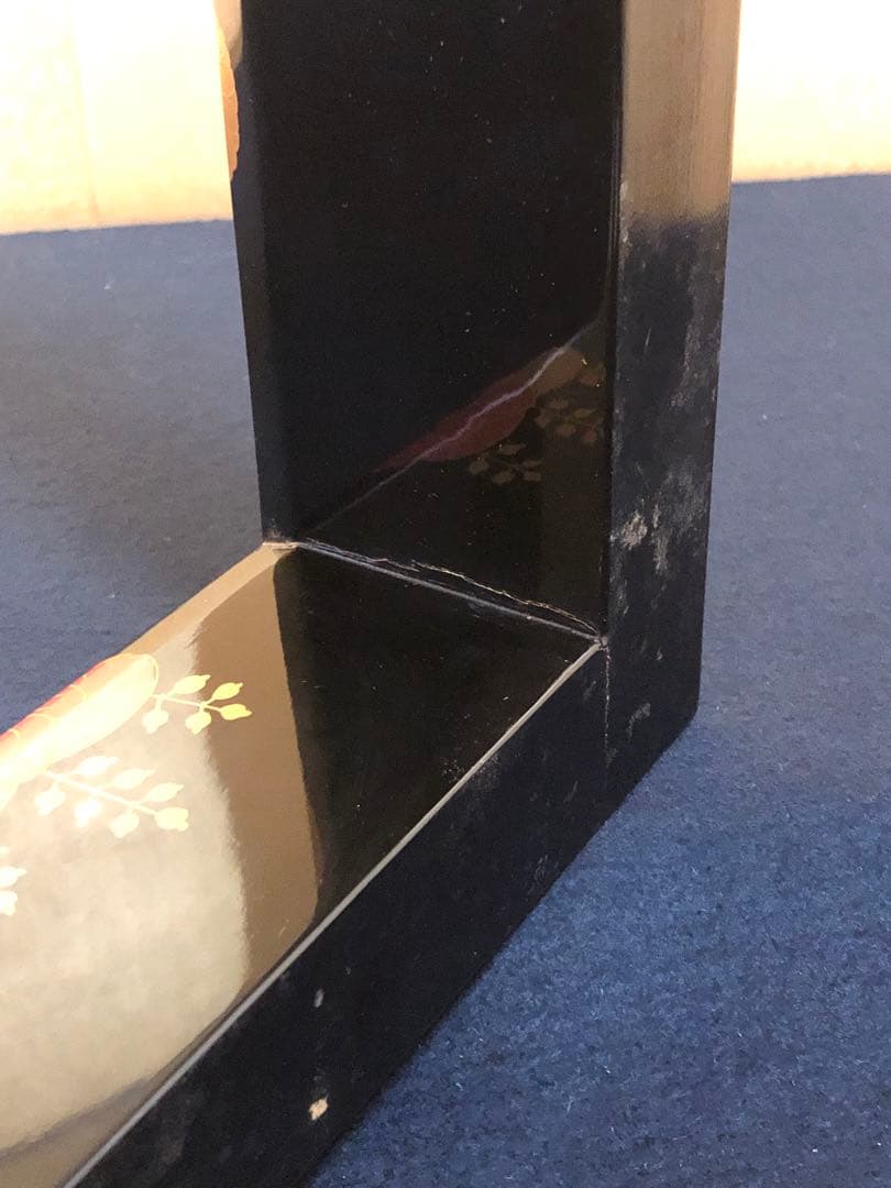 《レ》輪島塗 高台寺蒔絵 炉縁 弘悦作 共箱　251121え5