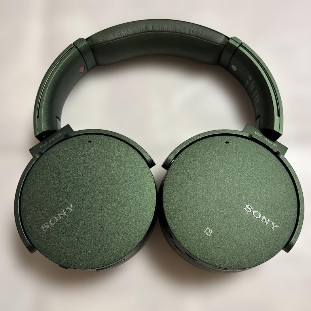 SONY ワイヤレスヘッドホン グリーン　MDR-XB950N1 Amazon.co.jp: ソニー ワイヤレスノイズキャンセリングヘッドホン 重