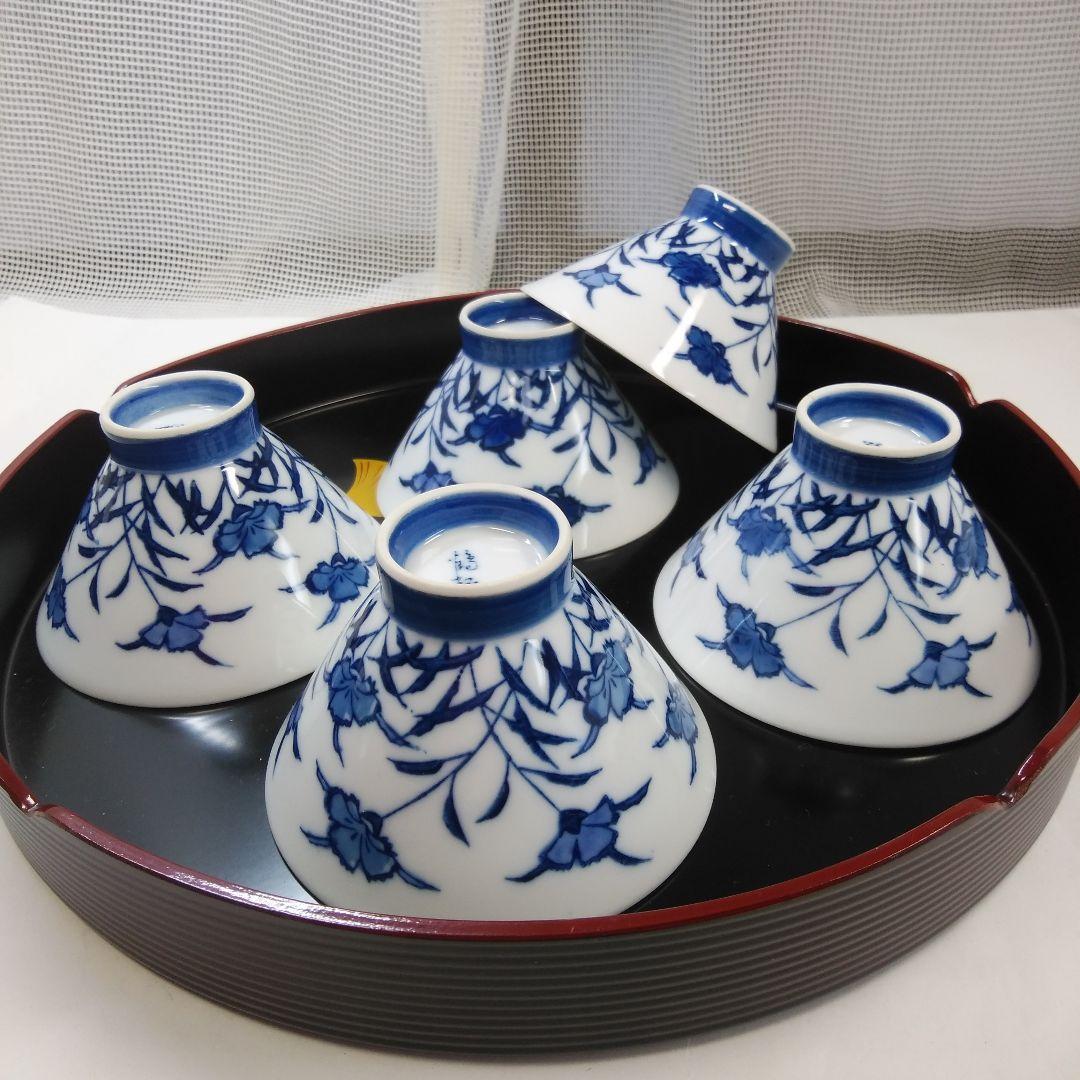 茶道具卍 沓形志野茶碗 中国 唐木紫檀製 無垢刳り貫き 煎茶盆 香盆 C 9084