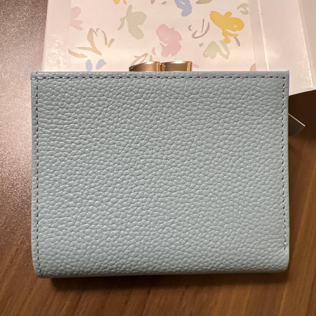 皇居財布　がま口　ブルー