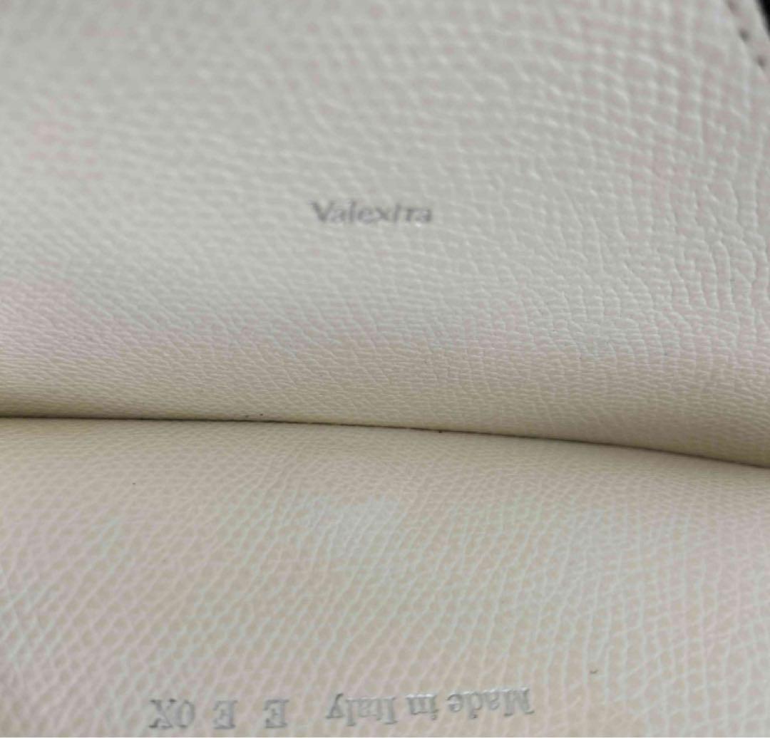 【美品！希少！】Valextra　メガネケース　ダークグリーン　ホワイト