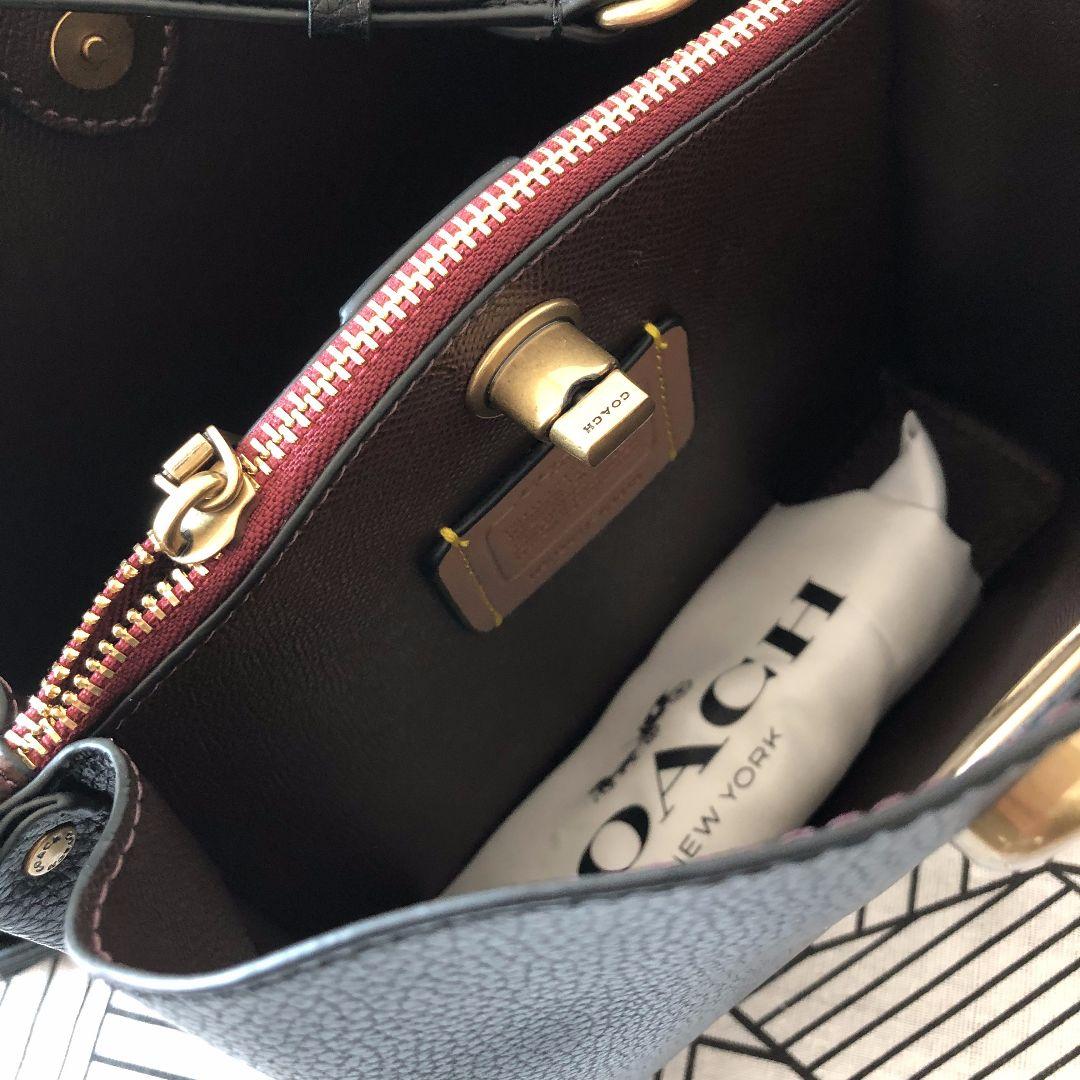 COACHコーチバッグ C3916 ブラック ハンドバッグ ショルダーバッグ
