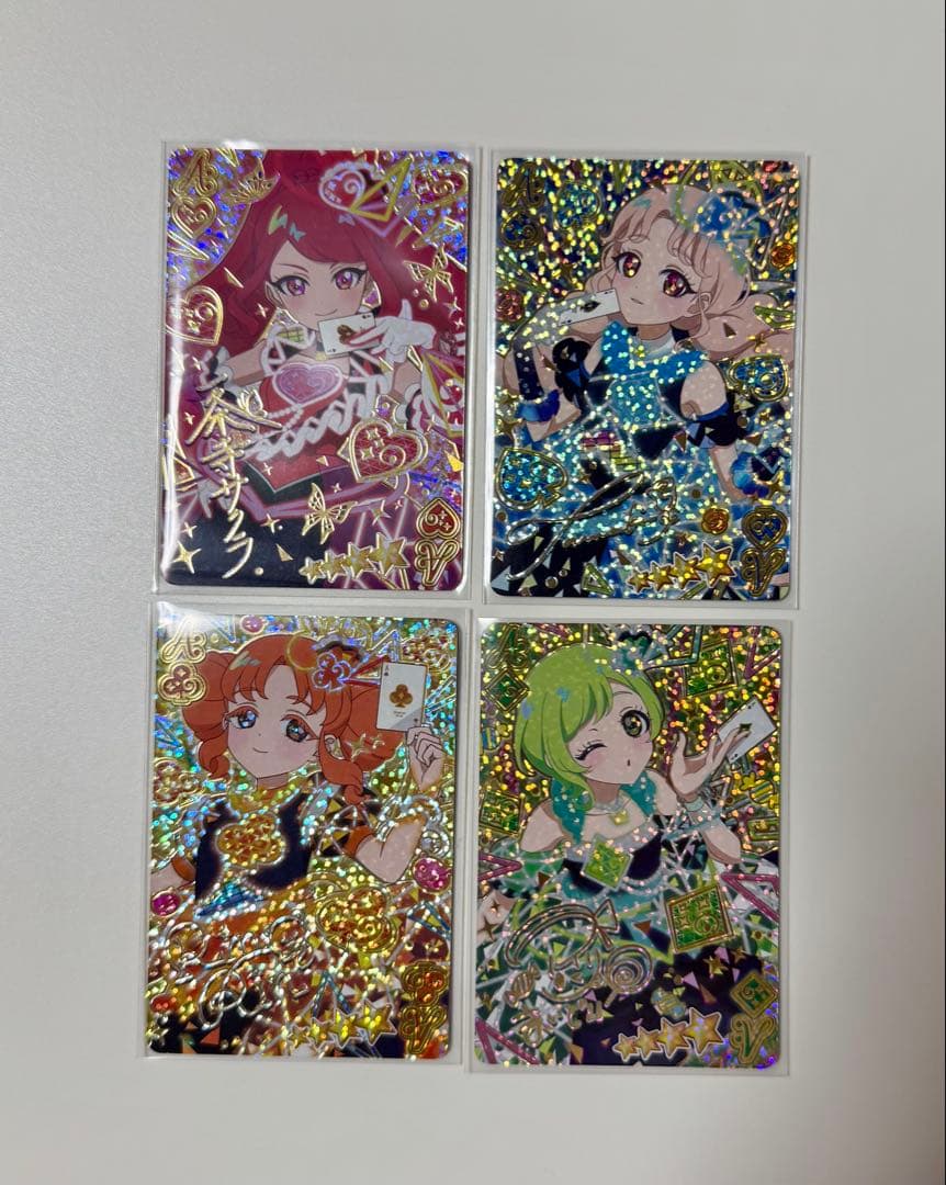 ひみつのアイプリ カルテットスターバズリウム サイン 4枚セット