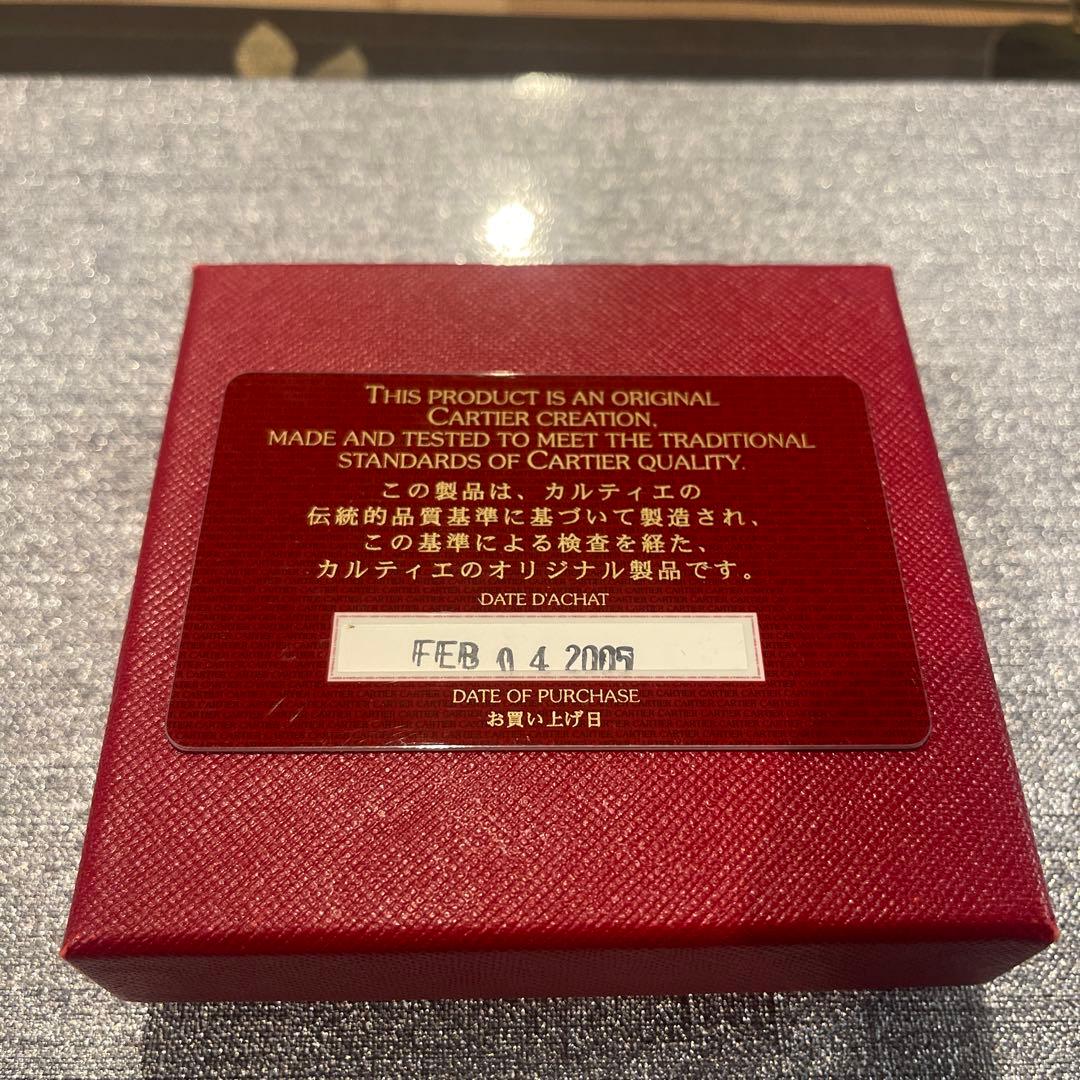 【美品】Cartier 小銭入れ ダークレッド ケース