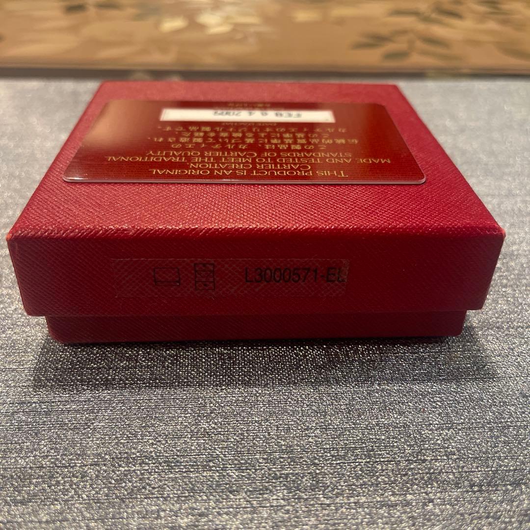 【美品】Cartier 小銭入れ ダークレッド ケース