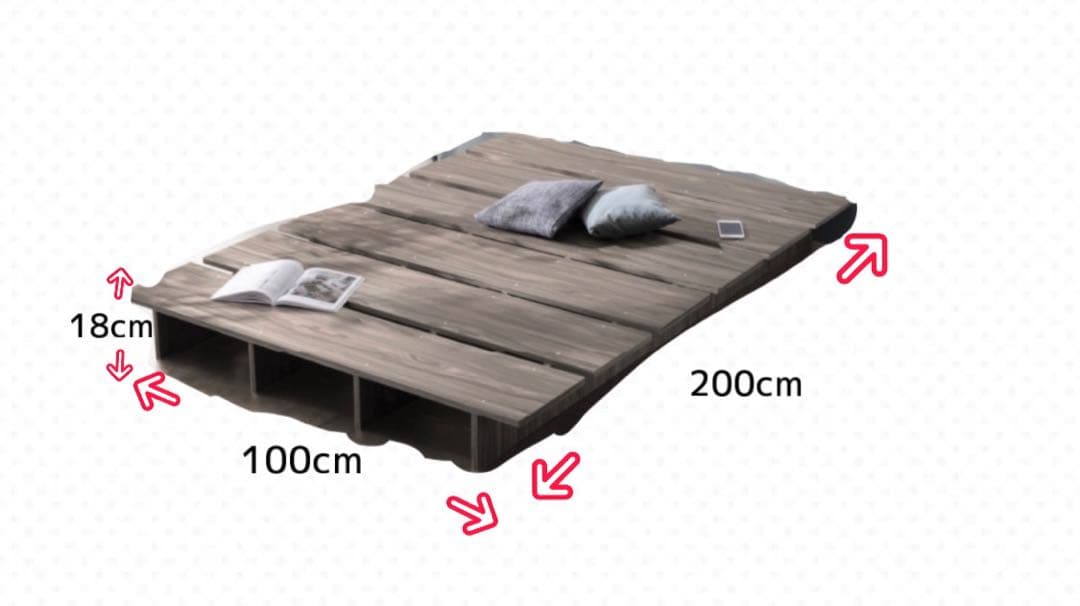 頑丈すのこ構造！天然木調ライフスタイルペット シングル（フレームのみ）