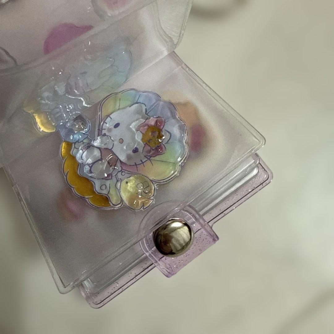 ミニシール帳 完成品 ピンクキティちゃんがいっぱい キーホルダー