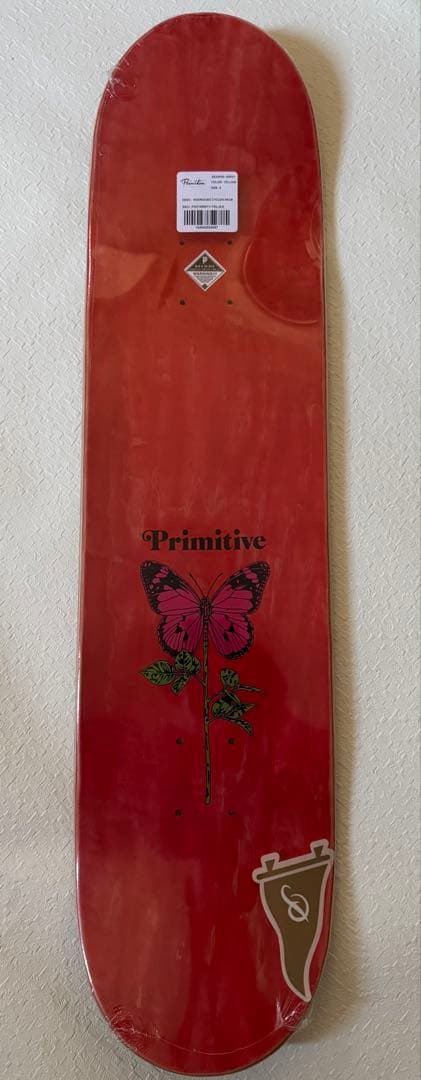 新品 Primitive プリミティブ スケボー用デッキ　8.0インチ