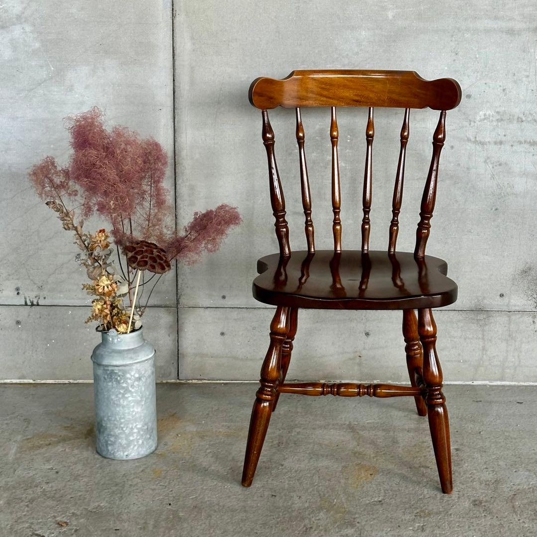 残り2点】飛騨産業 ウィンザーチェア ダイニングチェア キツツキ 木製