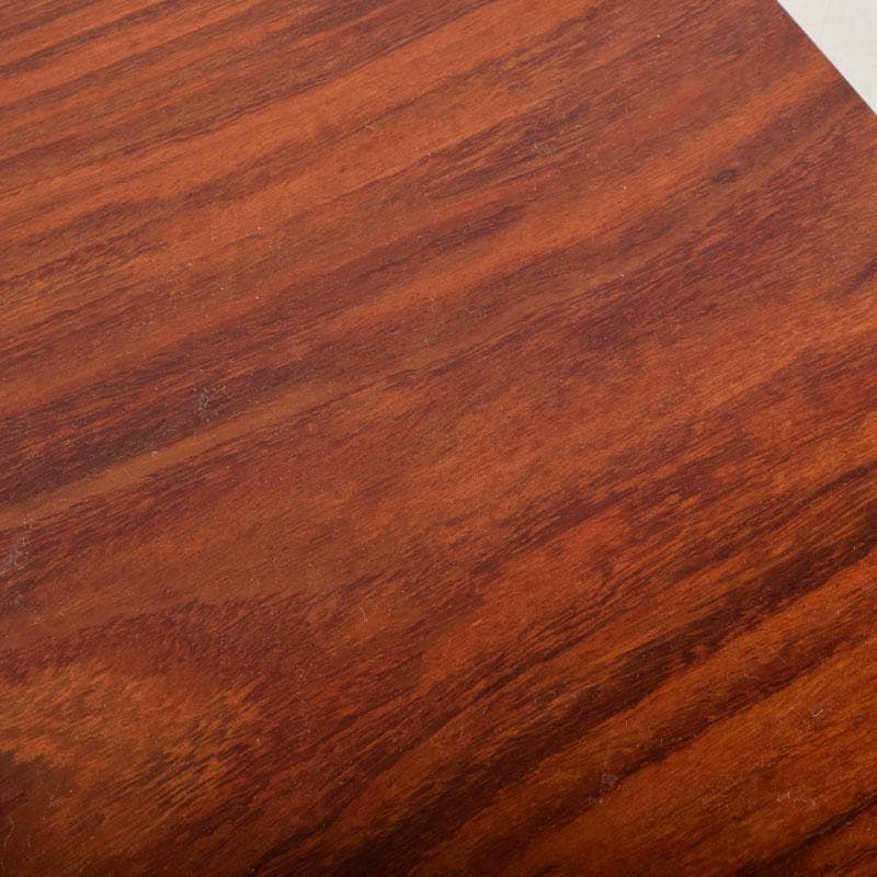 178　書道具　唐木紫檀製　無垢彫　くりぬき　硯箱　C　8734