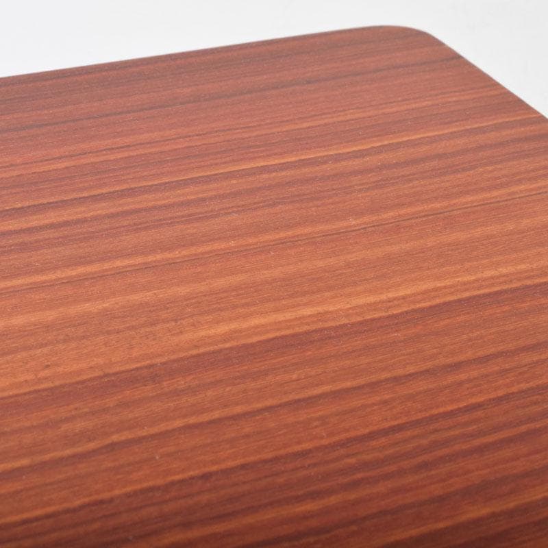 178　書道具　唐木紫檀製　無垢彫　くりぬき　硯箱　C　8734