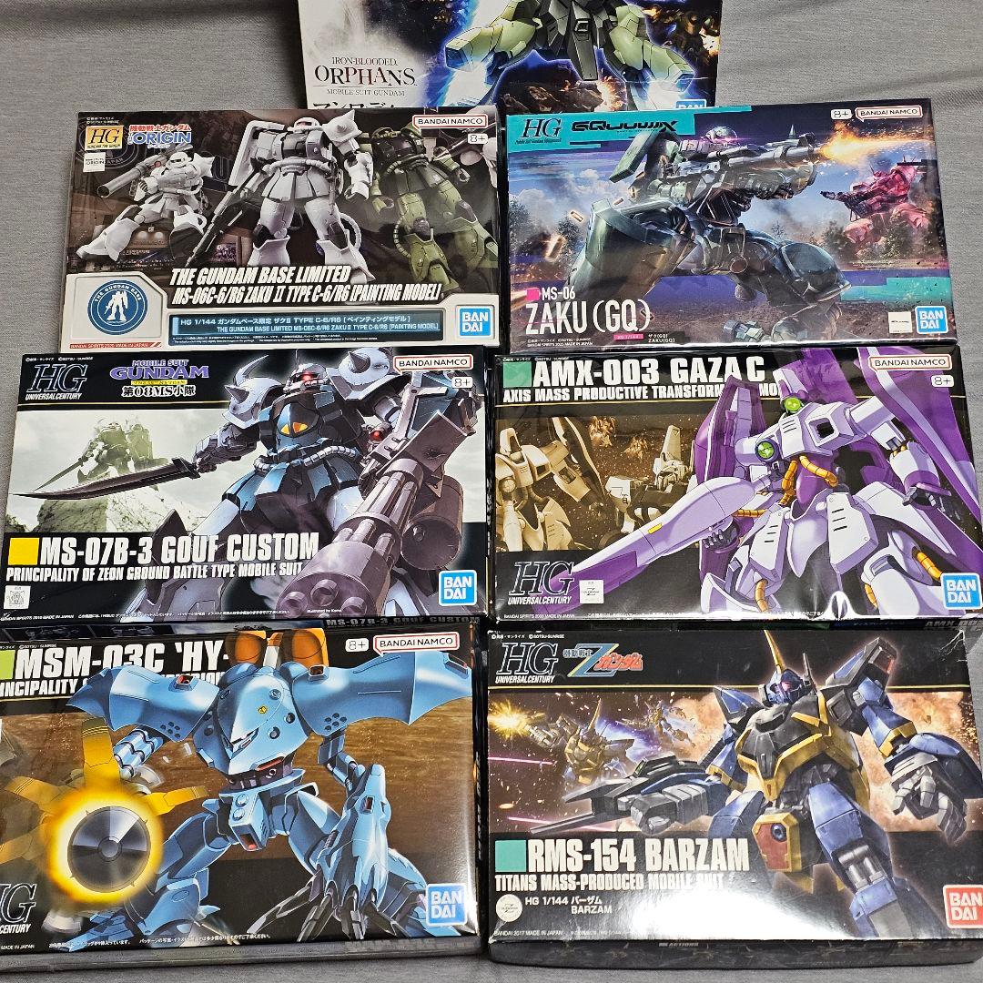 HG 1/144 ガンプラ7点 未組立 まとめ売り - メルカリ