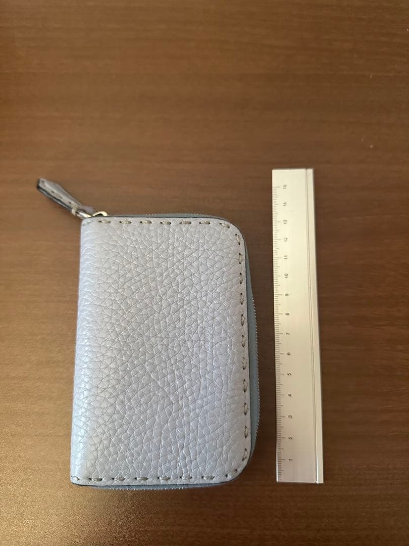 FENDI フェンディ レザー ケース ブルー系