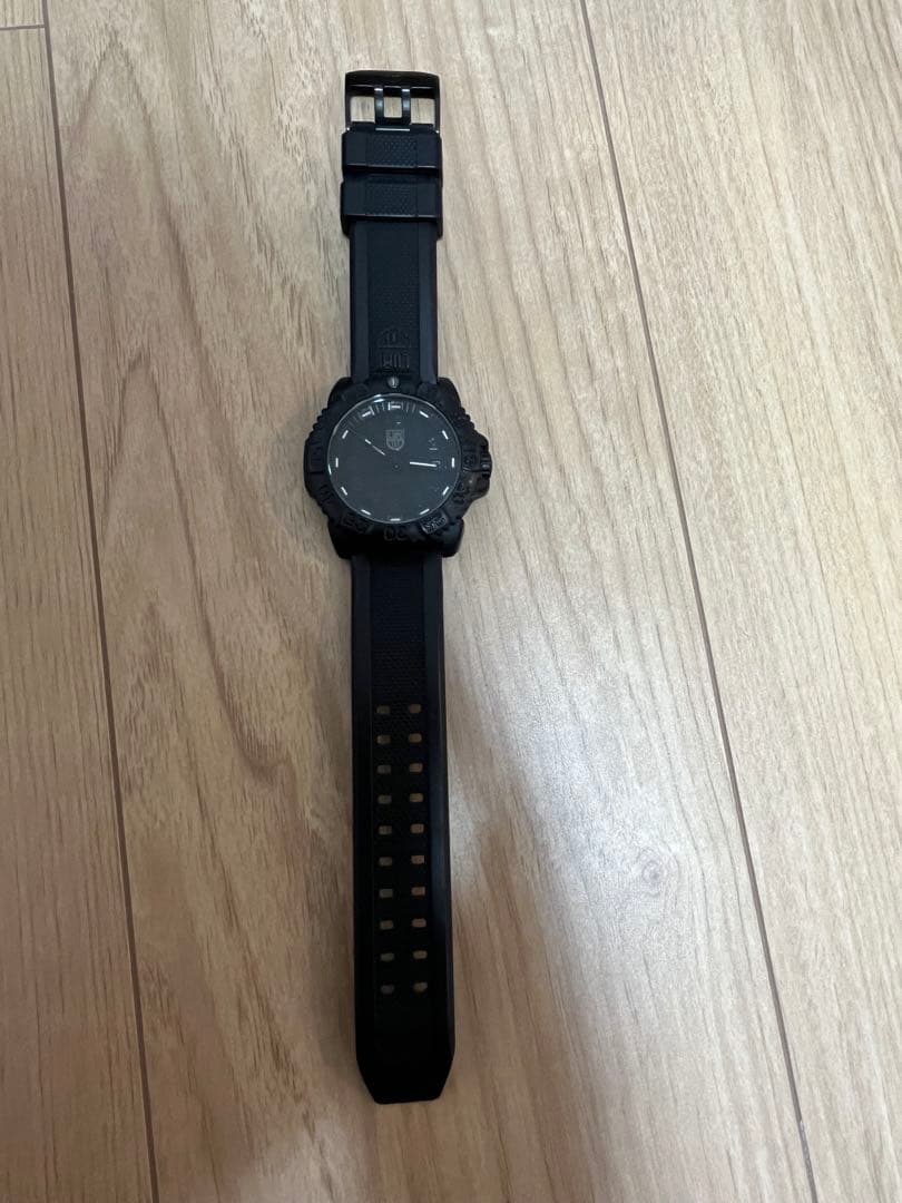 Luminox 3050 ブラック ラバーベルト 時計