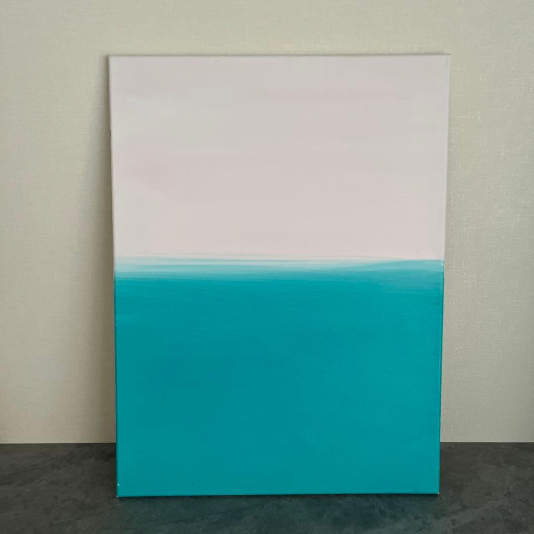 水彩画「ワークス L －6」若松愛子、リト大判