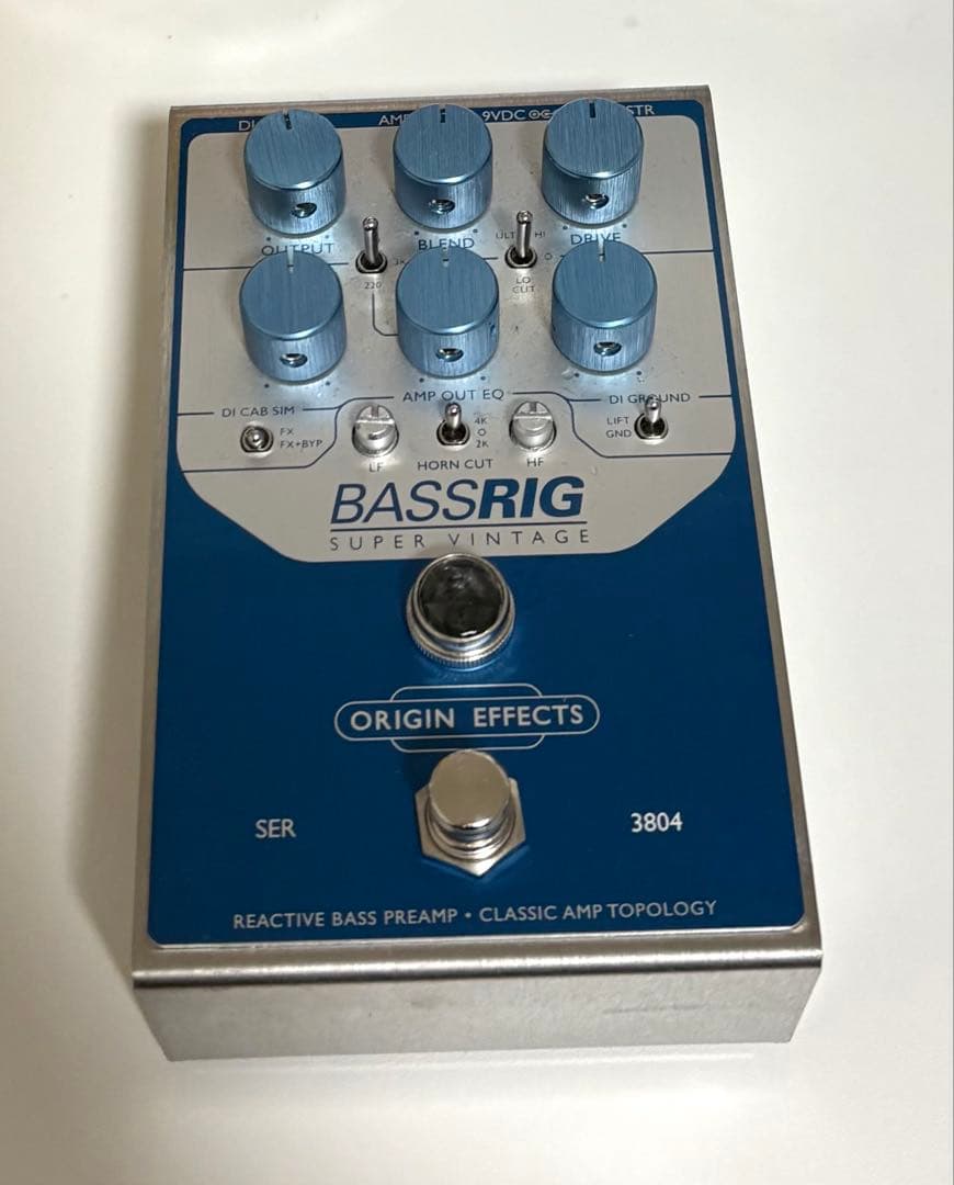 ORIGIN EFFECTS BassRIG Super Vintage - メルカリ