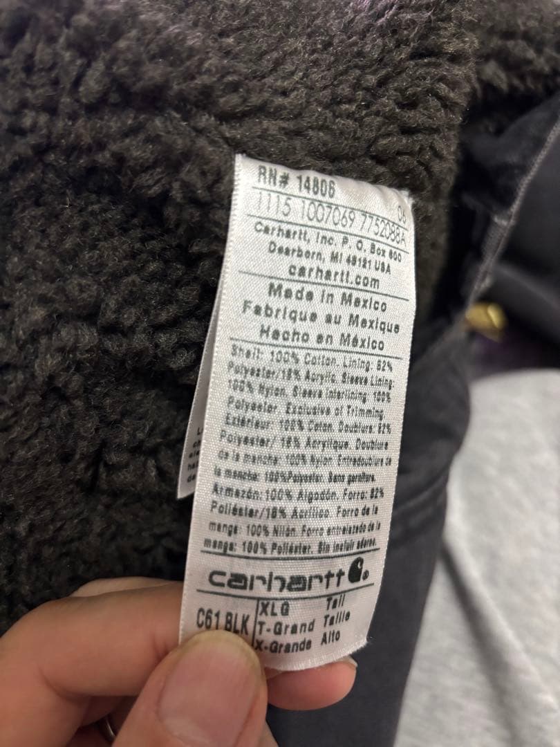 Carhartt RN14806 BLK ジャケット XL
