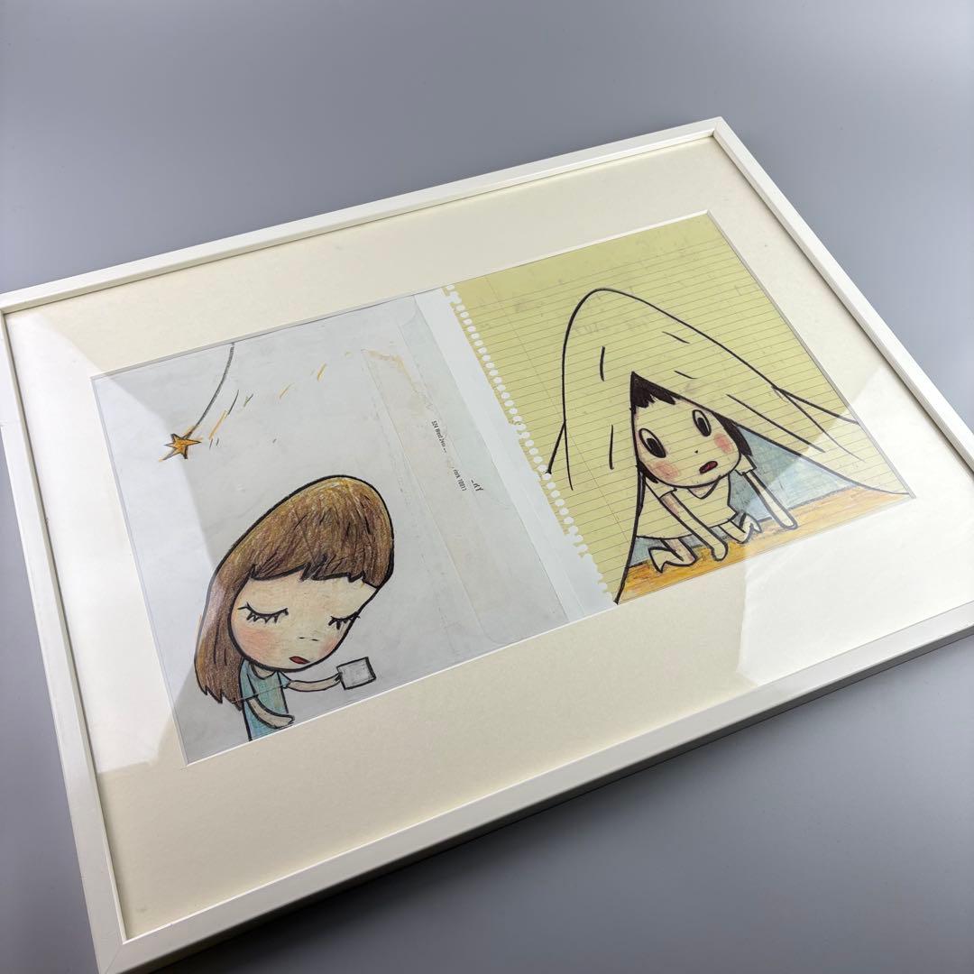 藤田嗣治 エスタンプリトグラフ「パンを持つ少女」販売証明書付き 250