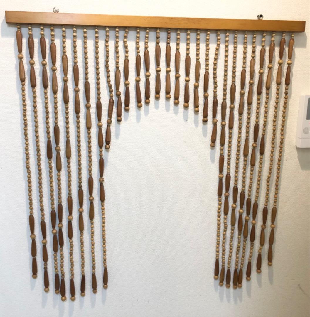 珠のれん 昭和レトロ セルコン アンティーク 暖簾 玉すだれ 川島織物