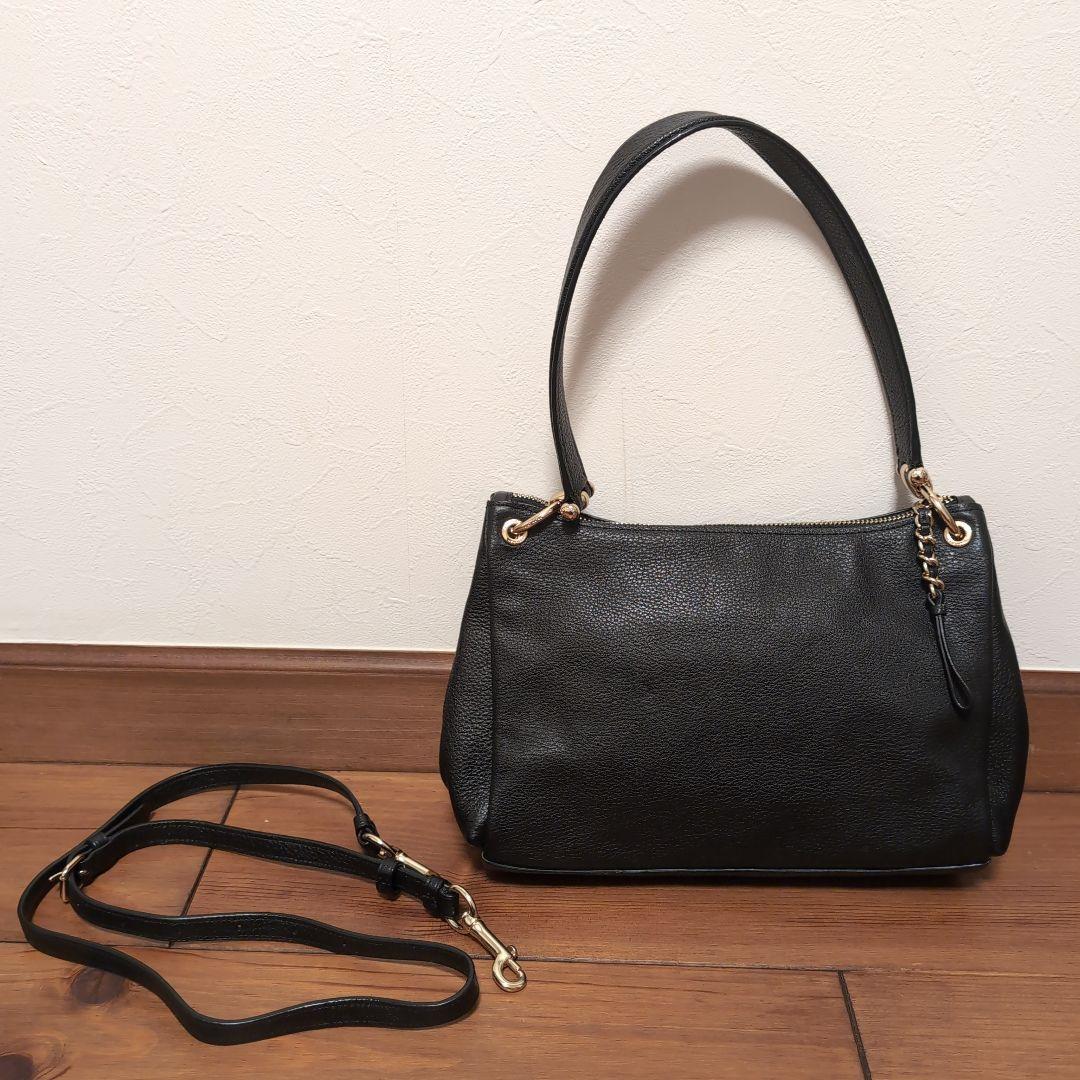 極美品 COACH コーチ ミア ワンショルダー 2way バッグ レザー 革