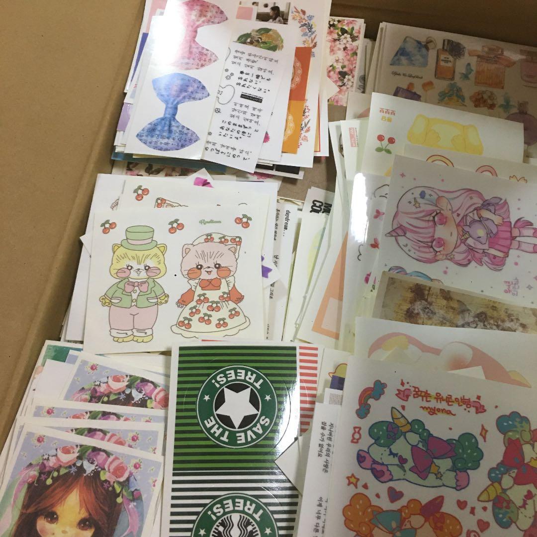 B】 大容量 海外 A4ペーパー ステッカー セット