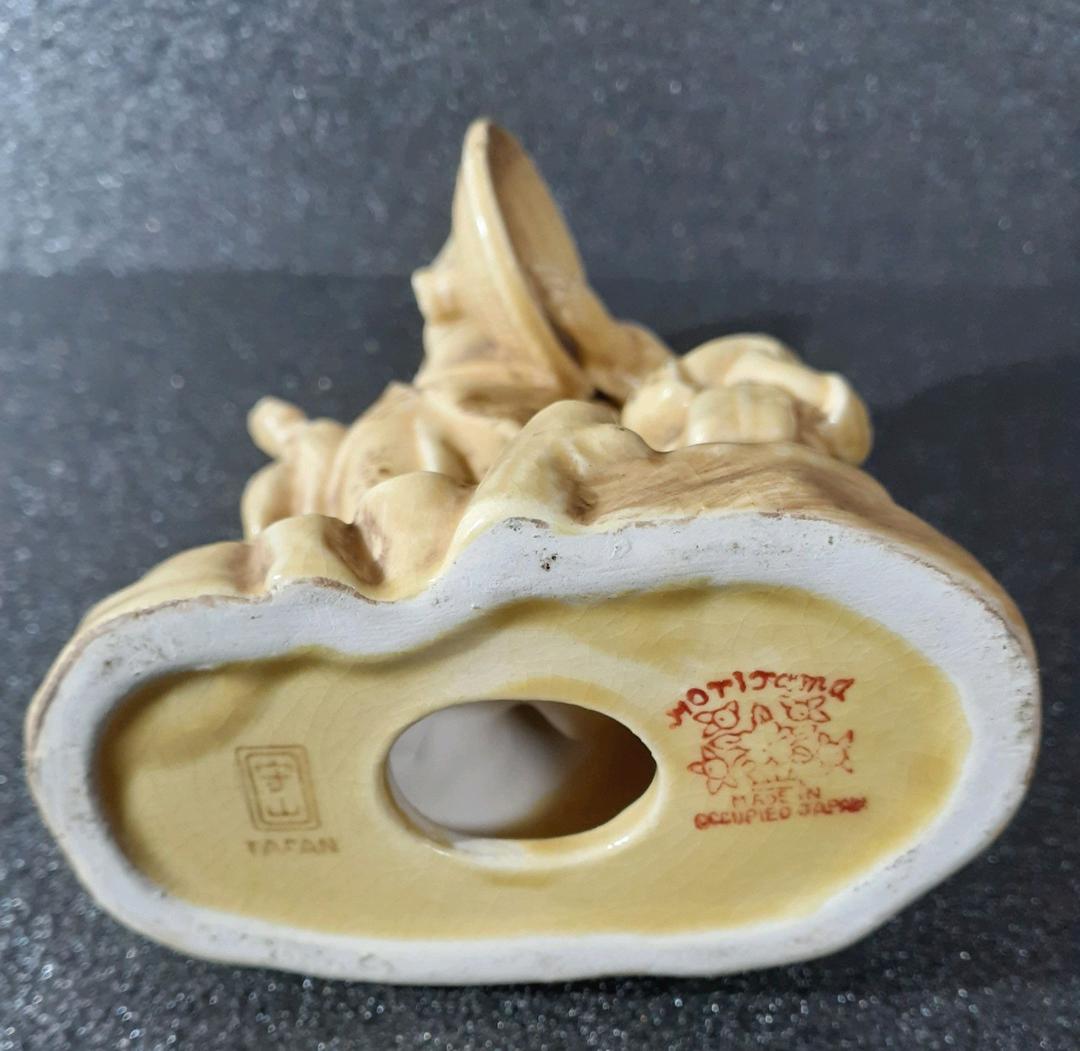 希少価値】オキュパイドジャパン 瀬栄陶器 守山工場 旅する親子 人形