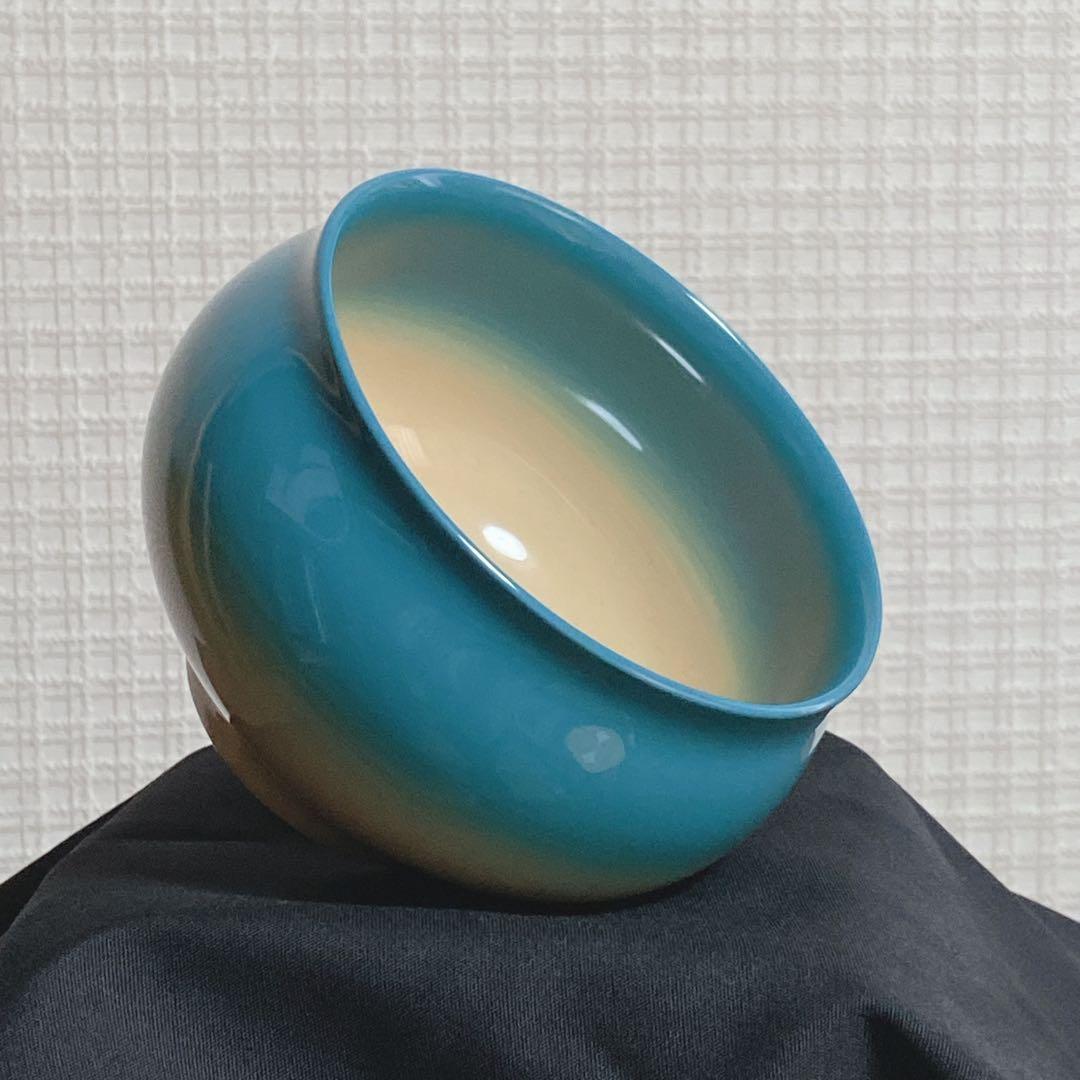 輪島塗 】 ブルーベージュグラデーションお椀 カフェボール 楽天市場