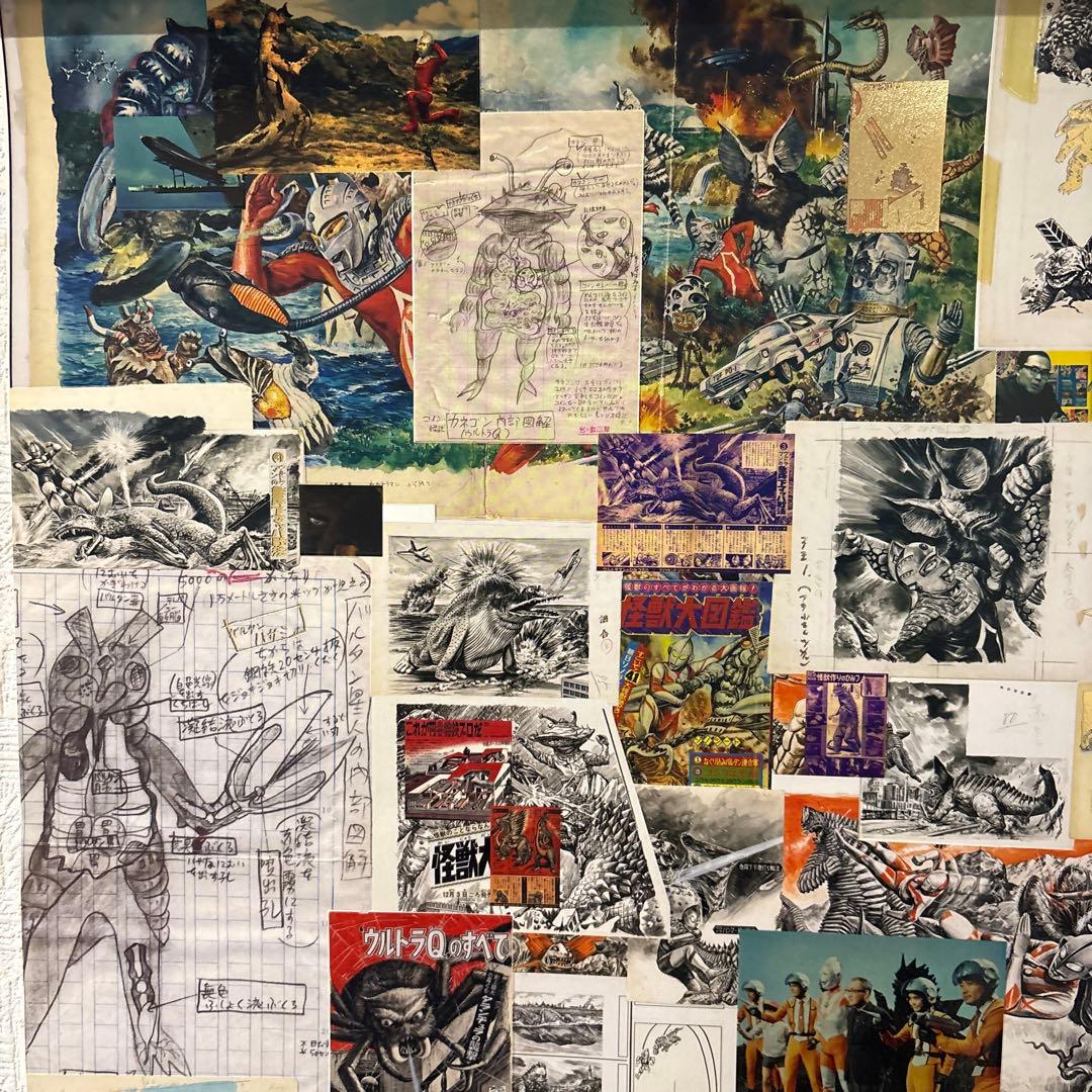 ウルトラQ ウルトラマン ウルトラセブン立体コラージュポスタ B2サイズ