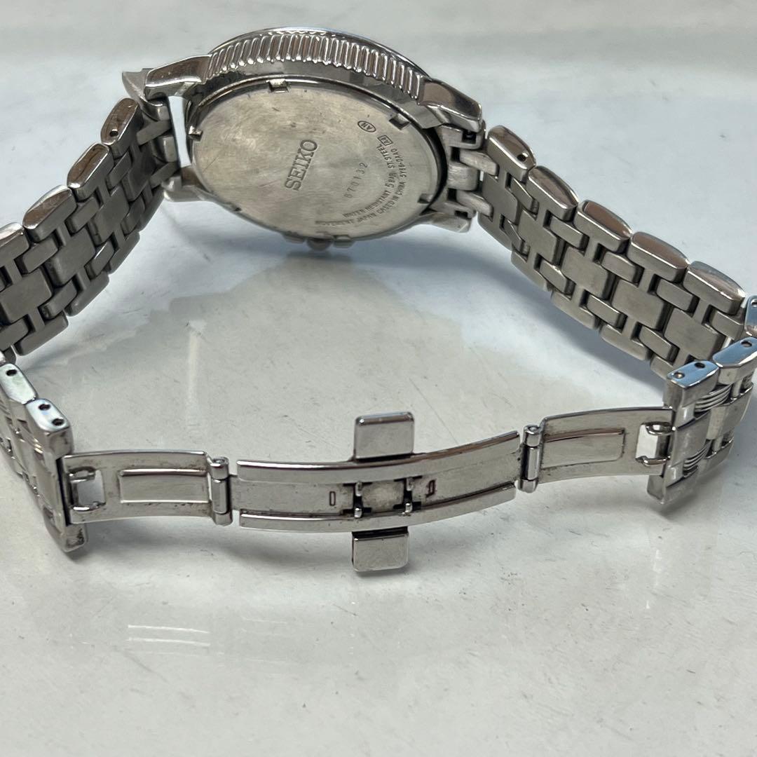 SEIKO セイコー 5Y66-0AA0 デイデイト 黒文字盤 クオーツ 腕時計