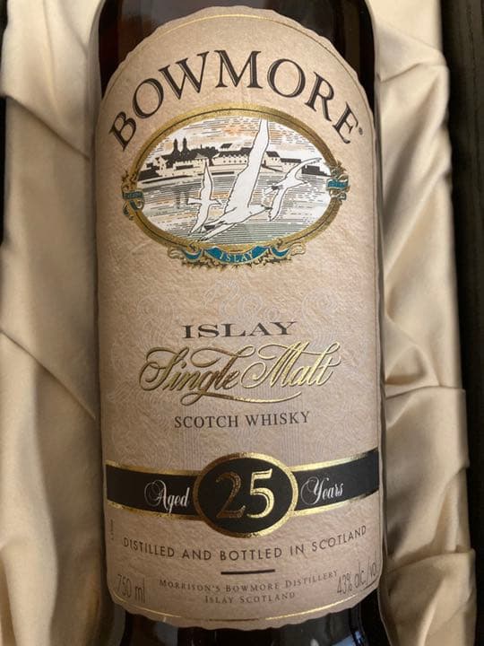ボウモア BOWMORE 25年 旧ラベル 700ml スコッチウイスキー ボウモア